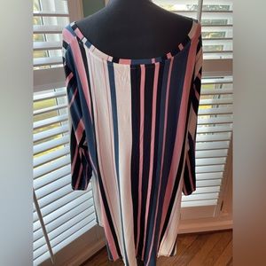 Lane Bryant size 22/24 swing tee with 3/4 sleeves